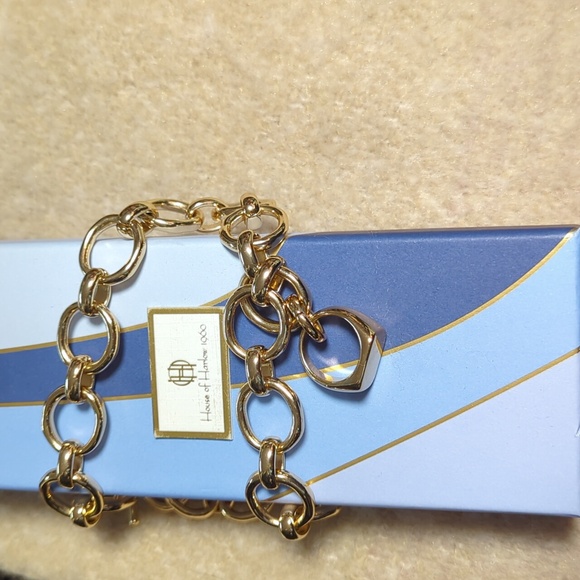 NWT House of Harlow necklace with ring. - Picture 3 of 4